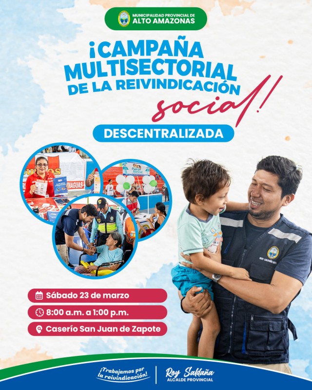 CAMPA&Ntilde;A DE LA REIVINDICACI&Oacute;N SOCIAL MULTISECTORIAL DESCENTRALIZADA
