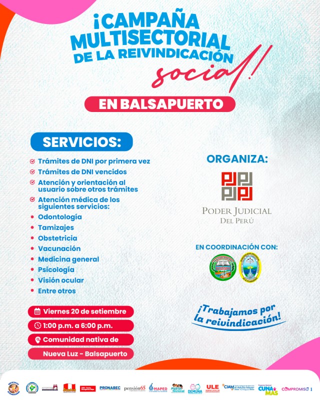 CAMPA&Ntilde;A MULTISECTORIAL DE LA REIVINDICACI&Oacute;N SOCIAL