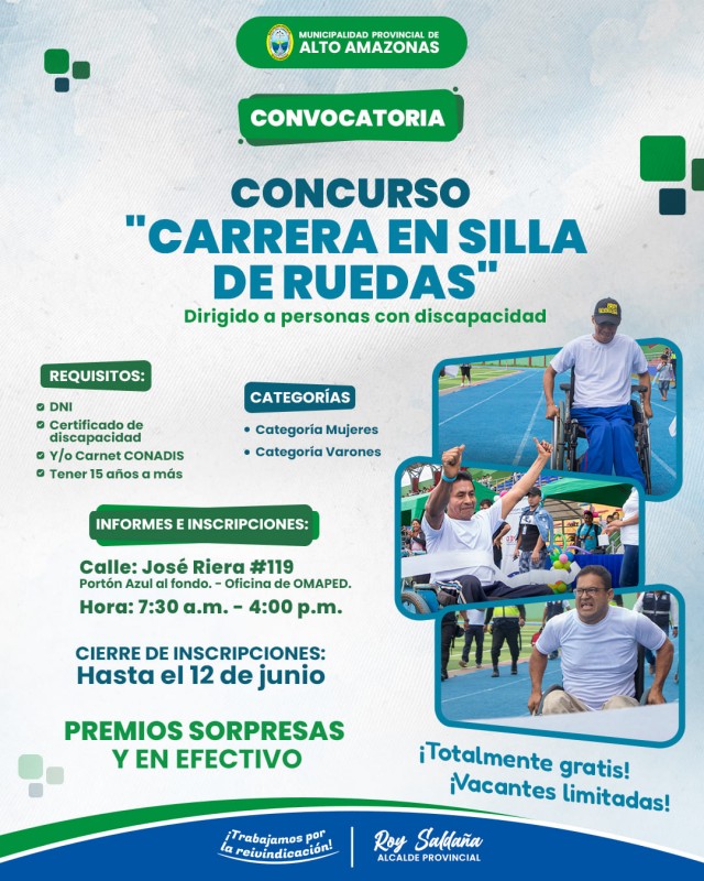 CARRERA EN SILLA DE RUEDAS