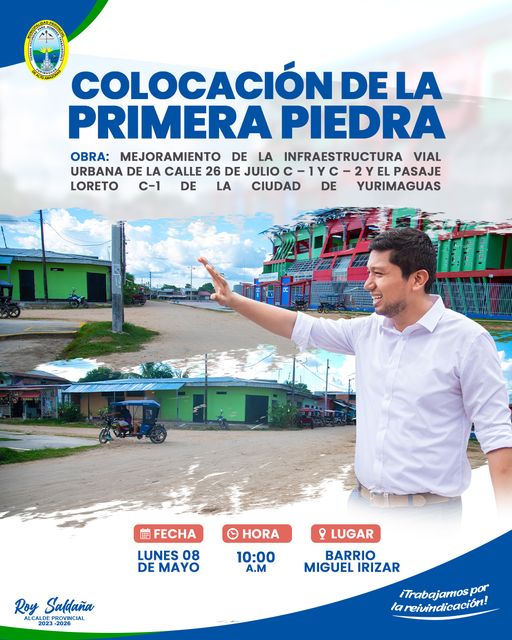 &iexcl;COLOCACI&Oacute;N DE LA PRIMERA PIEDRA!