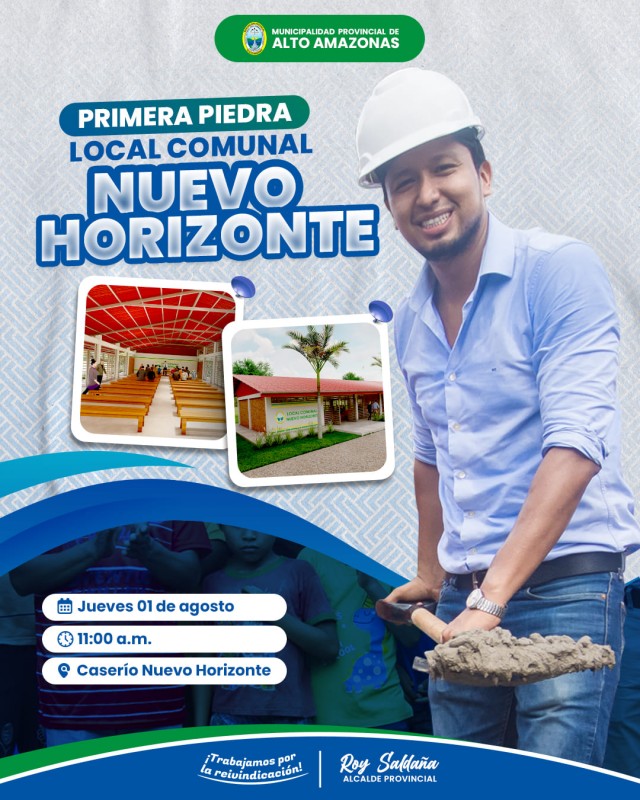 &iexcl;COLOCACI&Oacute;N DE LA PRIMERA PIEDRA!