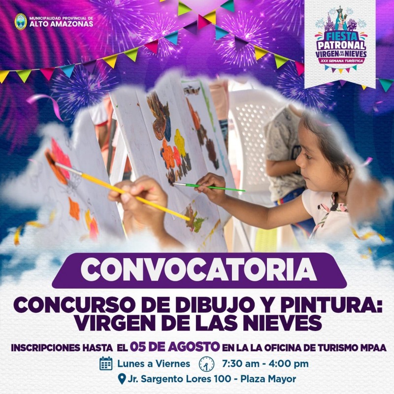&iexcl;CONCURSO DE DIBUJO Y PINTURA: VIRGEN DE LAS NIEVES!