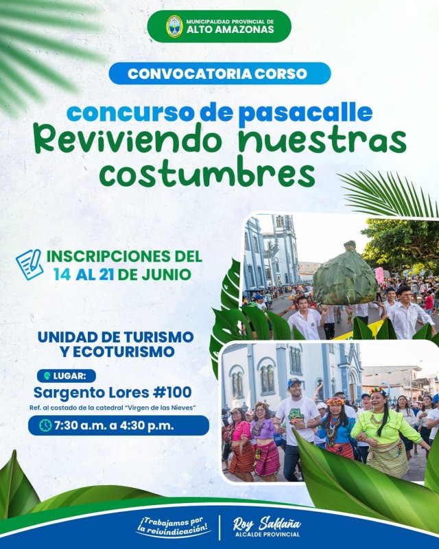 CONCURSO DE PASACALLE "REVIVIENDO NUESTRAS COSTUMBRES"
