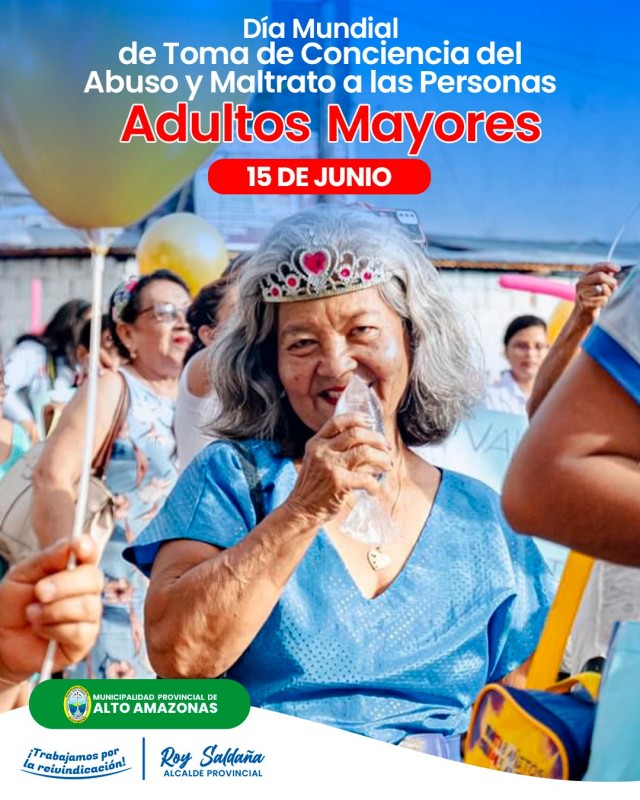 D&Iacute;A MUNDIAL DE TOMA DE CONCIENCIA DEL ABUSO Y MALTRATO A LAS PERSONAS ADULTAS MAYORES