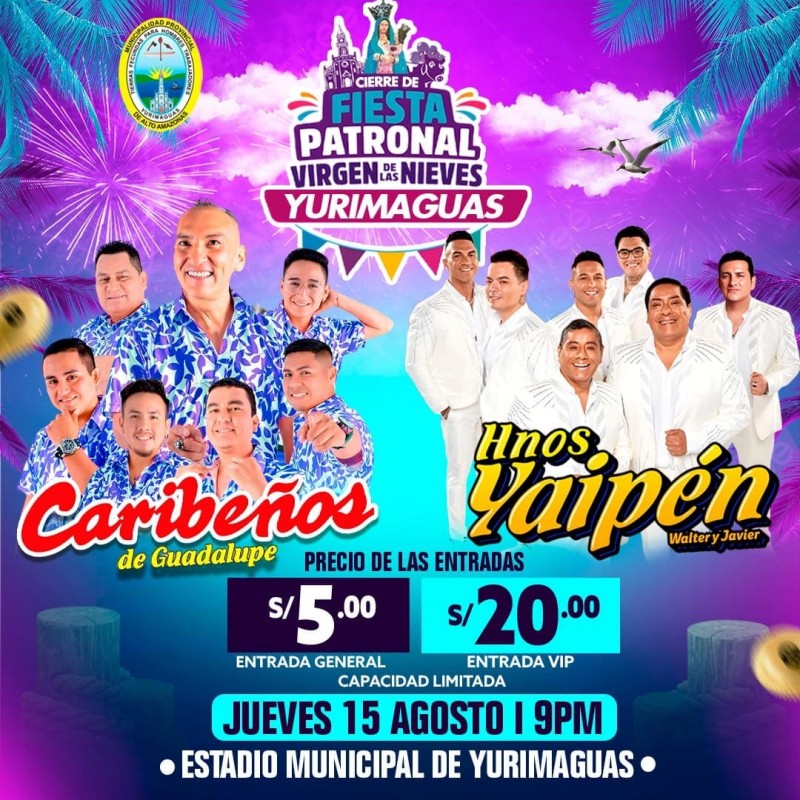 &iexcl;ENTRADAS PARA EL CIERRE DE LA PATRONA!