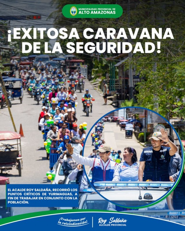 &iexcl;EXITOSA CARAVANA DE LA SEGURIDAD!
