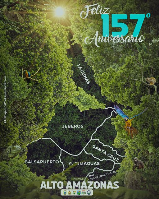 FELIZ 157&deg; ANIVERSARIO DE CREACI&Oacute;N POL&Iacute;TICA, PROVINCIA DE ALTO AMAZONAS