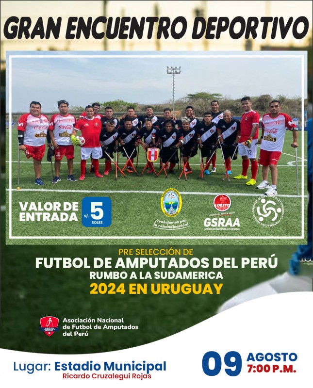 &iexcl;F&Uacute;TBOL DE AMPUTADOS!