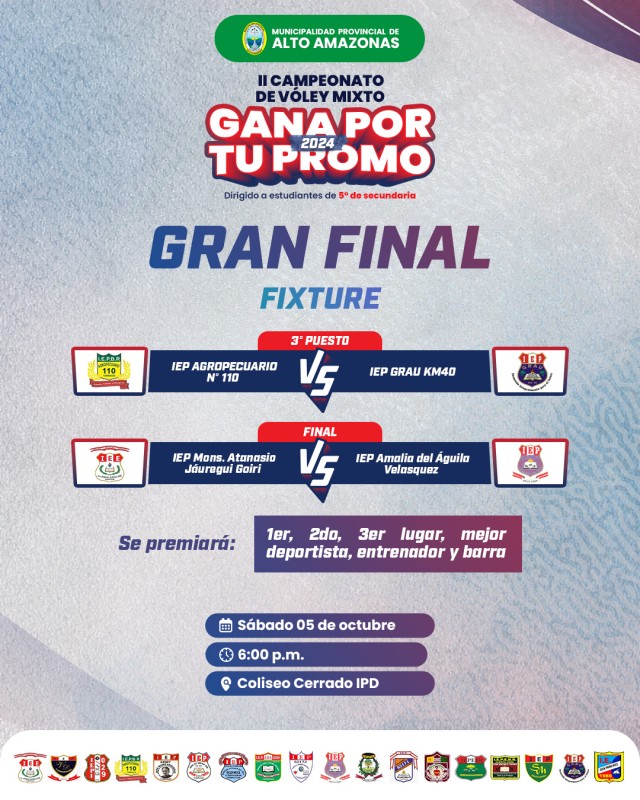 &iexcl;GRAN FINAL! II Campeonato de v&oacute;ley mixto: &iexcl;GANA POR TU PROMO 2024!