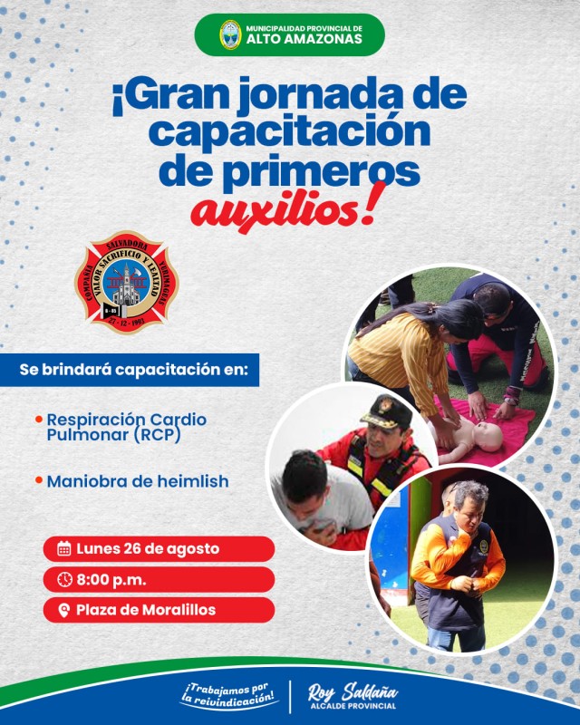 &iexcl;GRAN JORNADA DE CAPACITACI&Oacute;N DE PRIMEROS AUXILIOS!