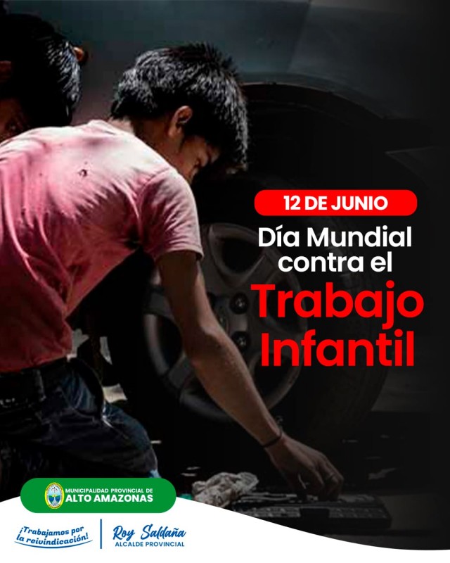 HOY 12 DE JUNIO, NOS UNIMOS PARA CONMEMORAR EL D&Iacute;A MUNDIAL CONTRA EL TRABAJO INFANTIL