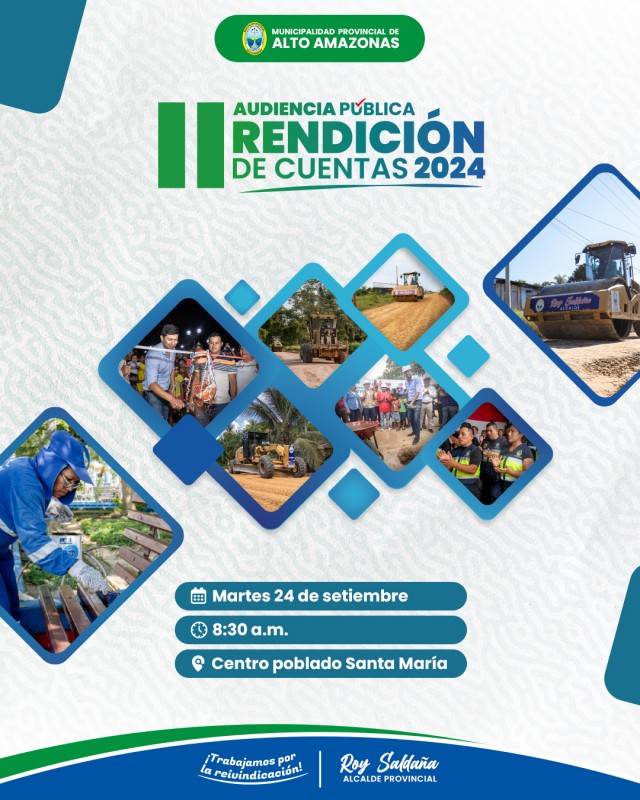 II AUDIENCIA P&Uacute;BLICA DE RENDICI&Oacute;N DE CUENTAS 2024