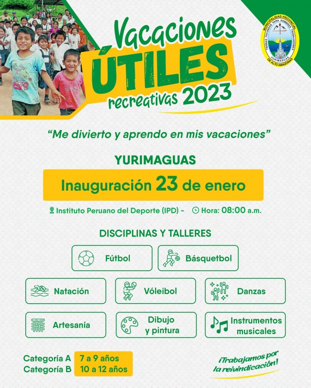 &iexcl;INICIAMOS LAS VACACIONES &Uacute;TILES!