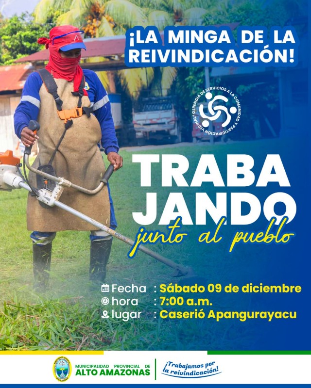 &iexcl;LA MINGA DE LA REIVINDICACI&Oacute;N!