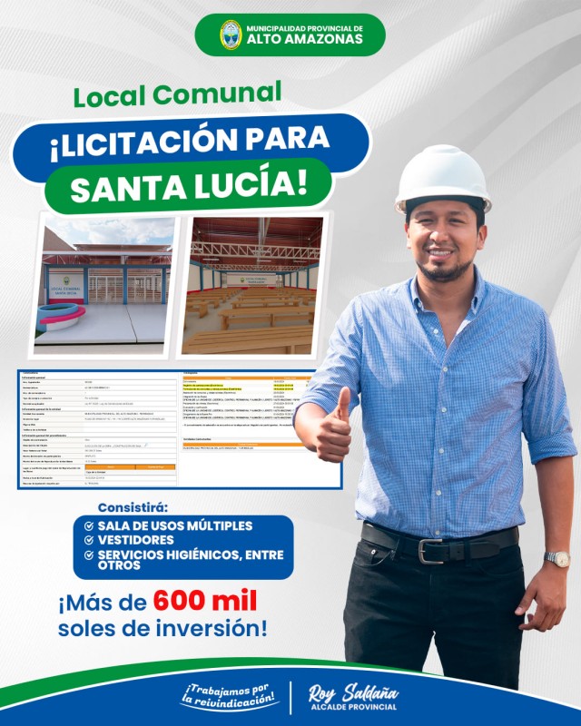 &iexcl;LICITACI&Oacute;N PARA SANTA LUC&Iacute;A!