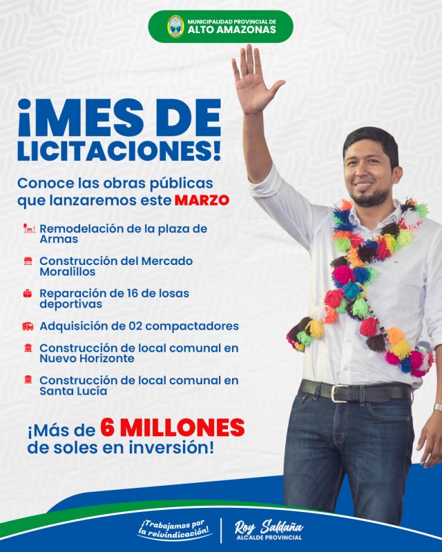 &iexcl;MARZO, MES DE LICITACIONES!