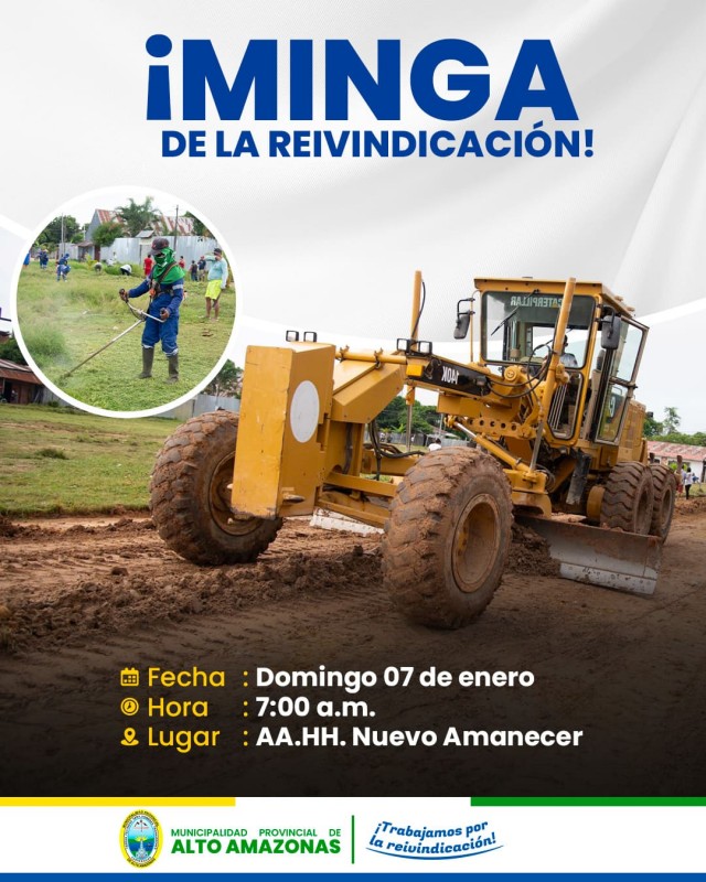 &iexcl;MINGA DE LA REIVINDICACI&Oacute;N!