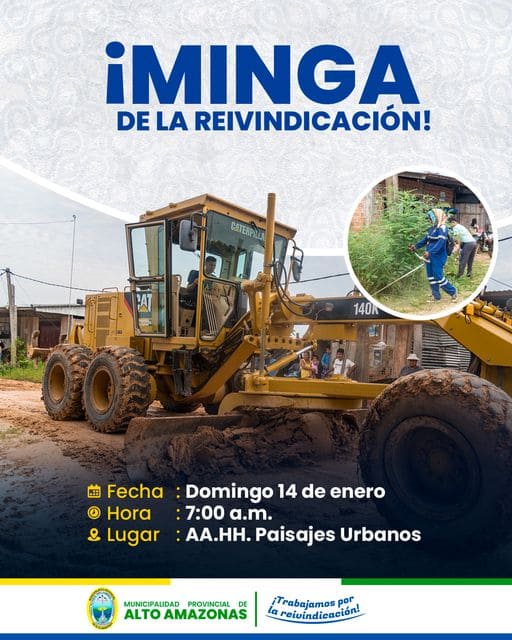 &iexcl;MINGA DE LA REIVINDICACI&Oacute;N!