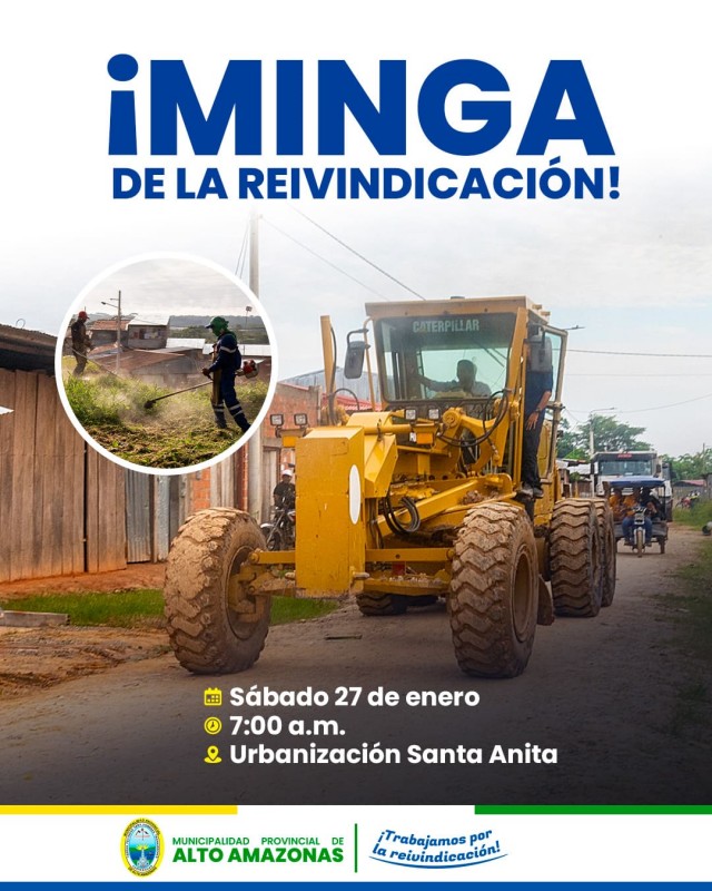 &iexcl;MINGA DE LA REIVINDICACI&Oacute;N!