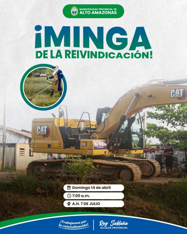 &iexcl;MINGA DE LA REIVINDICACI&Oacute;N!