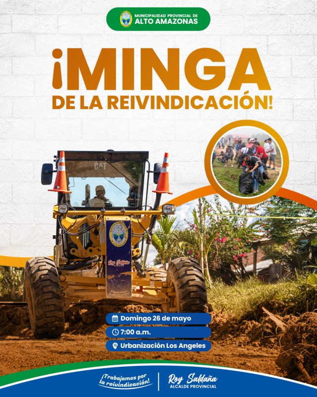 &iexcl;MINGA DE LA REIVINDICACI&Oacute;N!