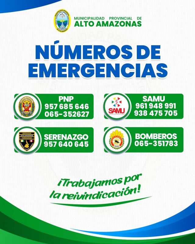 NUMEROS DE EMERGENCIA