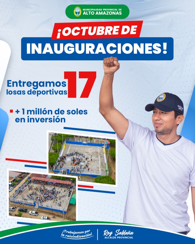 &iexcl;OCTUBRE, MES DE INAUGURACIONES!