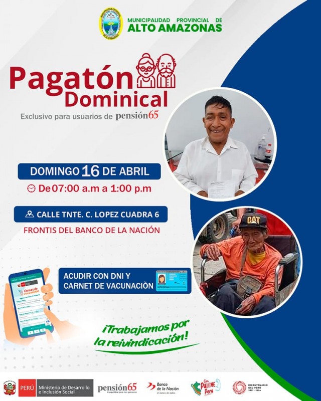 &iexcl;PAGAT&Oacute;N DOMINICAL!