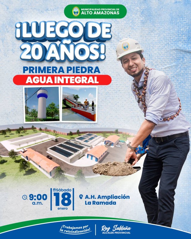 PRIMERA PIEDRA: AGUA INTEGRAL