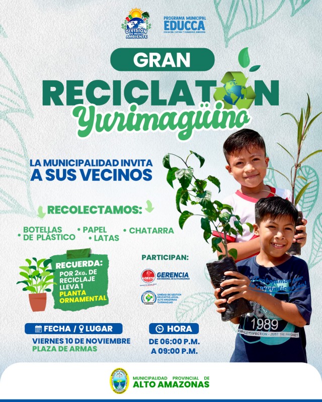 RECICLAT&Oacute;N YURIMAGUINO