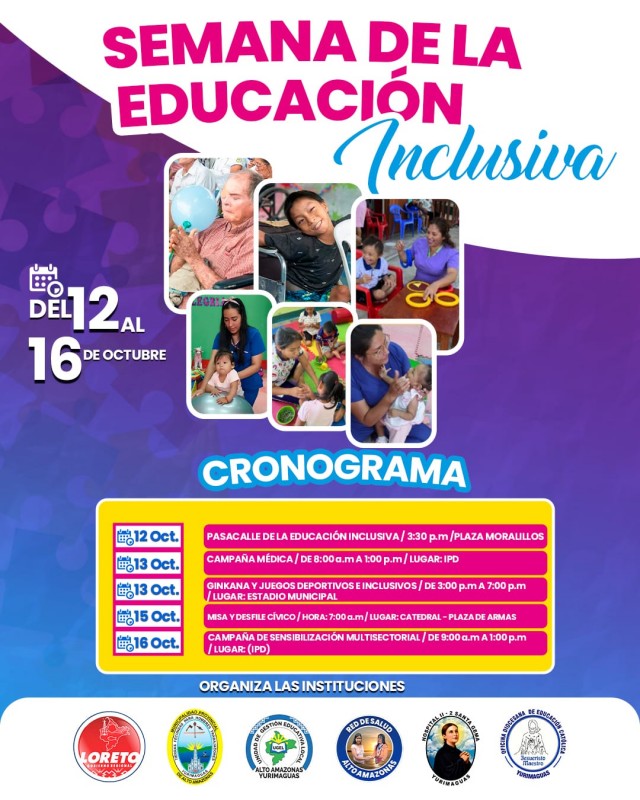 &iexcl;SEMANA DE LA EDUCACI&Oacute;N INCLUSIVA!