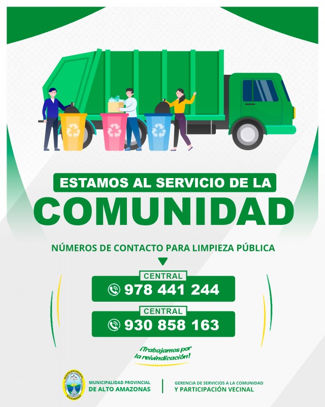 &iexcl;TRABAJO PARA MANTENER NUESTRA CIUDAD LIMPIA!