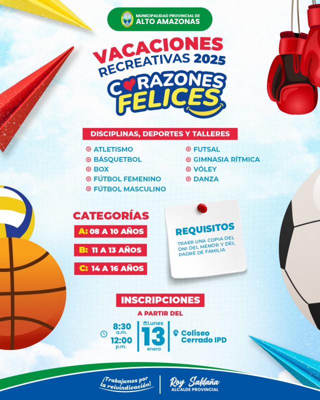 VACACIONES RECREATIVAS 2025