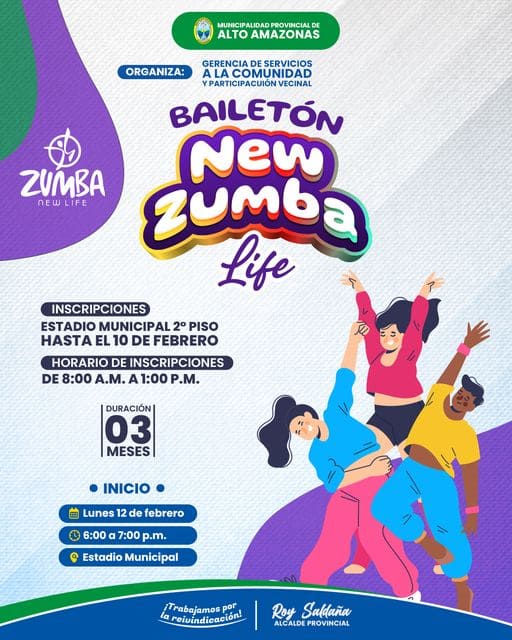 &iexcl;VEN Y DESESTR&Eacute;SATE CON NOSOTROS! BAILET&Oacute;N NEW ZUMBA LIFE