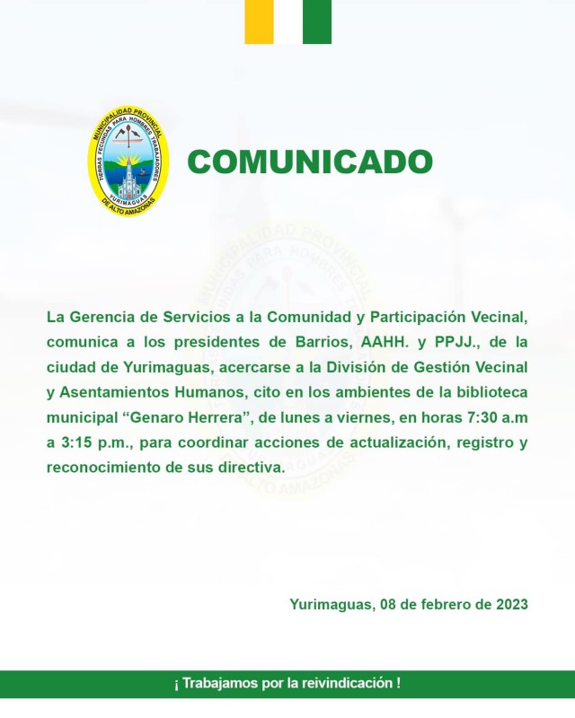 Comunicado