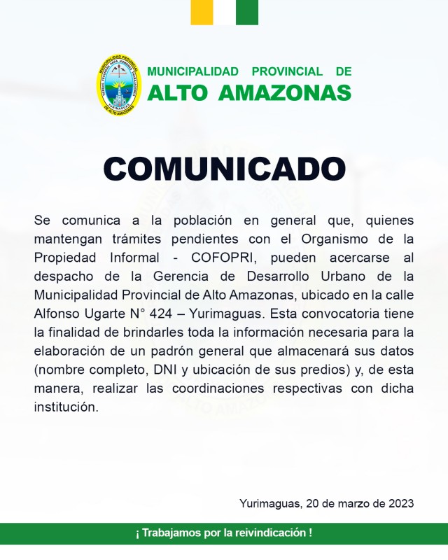 Comunicado