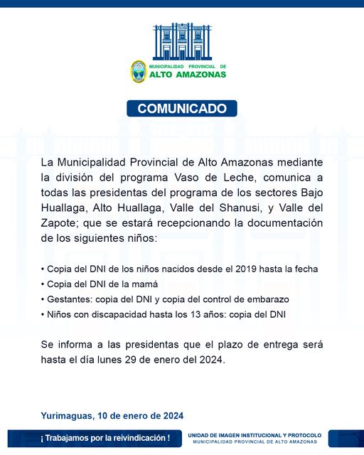 Comunicado