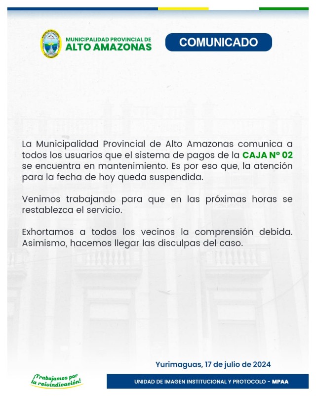 Comunicado