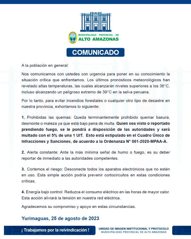 Sobre quema de residuos s&oacute;lidos e incendios