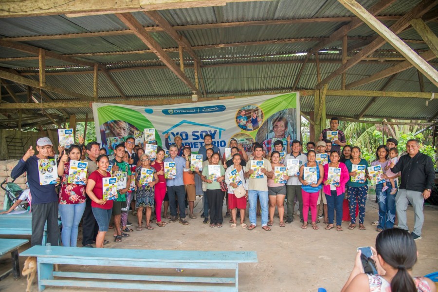 &iexcl;ENTREGAMOS 70 T&Iacute;TULOS DE PROPIEDAD EN COTOYACU!