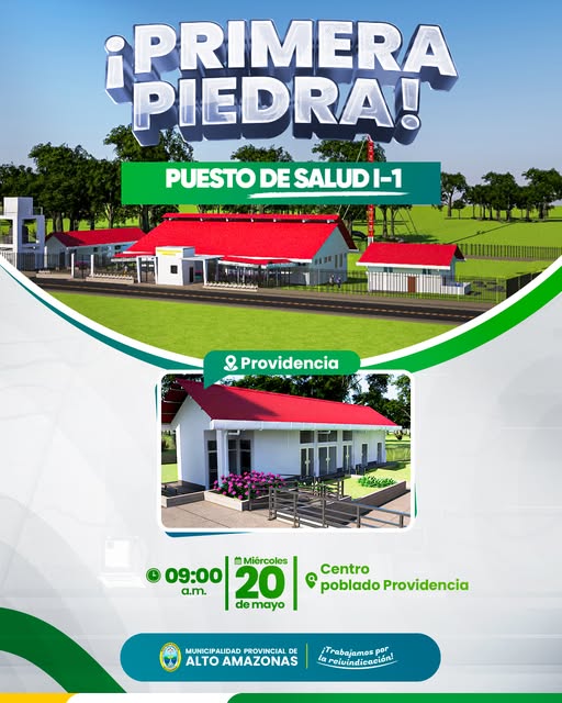 Este 20 de mayo: Municipalidad invita a la colocaci&oacute;n de la primera piedra del nuevo Puesto de Salud&rdquo;