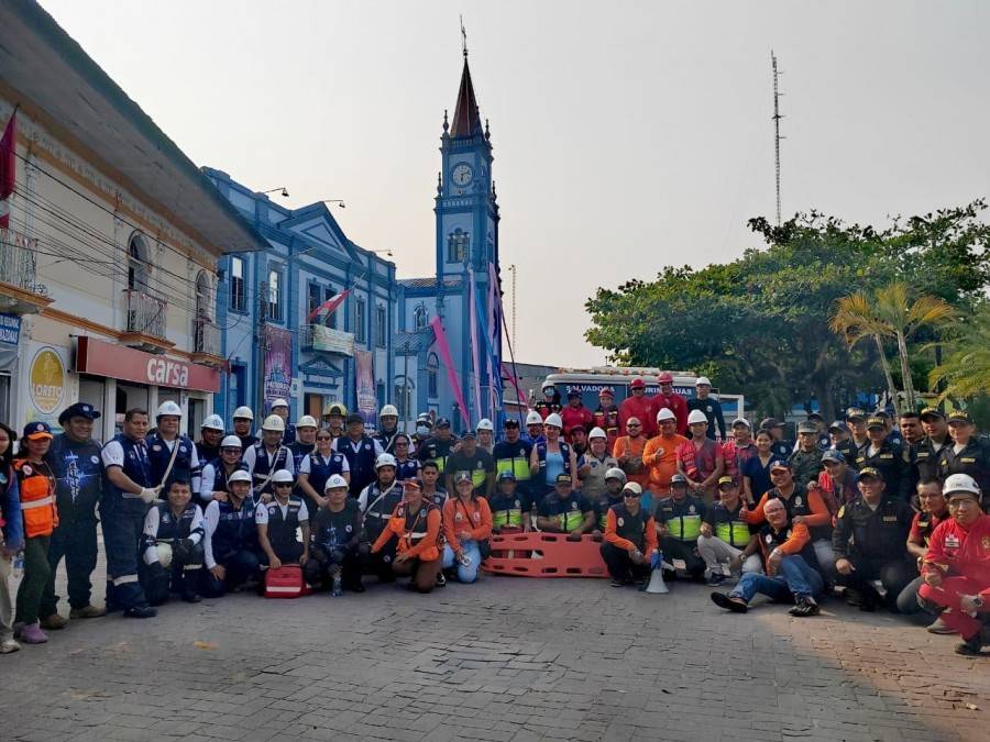 PLATAFORMA DE DEFENSA CIVIL REALIZ&Oacute; SIMULACRO NACIONAL MULTIPELIGRO