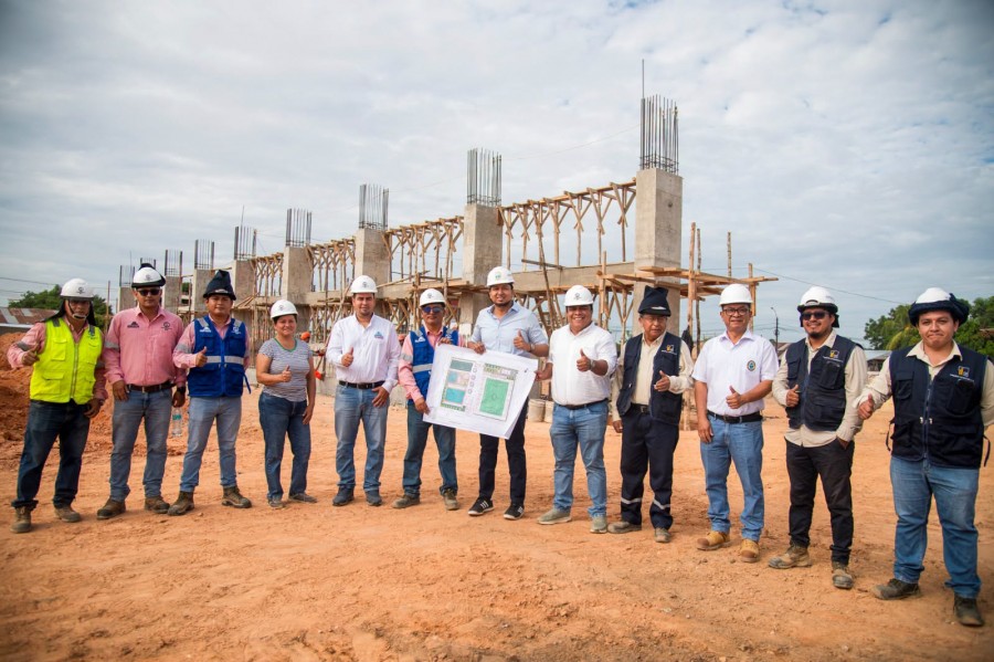 POLIDEPORTIVO SAN JUAN CON UN 35% DE AVANCE